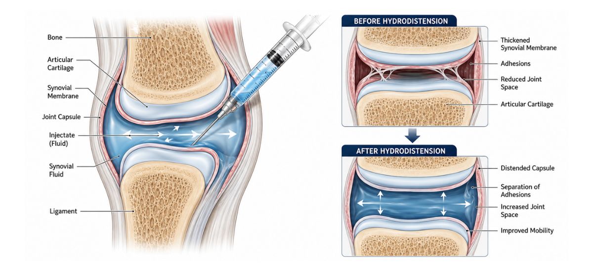 Hydrodistension of Joints